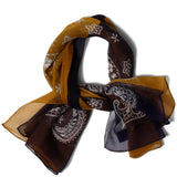 2 TONE BANDANA SCARF SILK CREPE - 349bfda460fa0ca38e5208e2eb8c1932