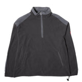 FLEECE HALF ZIP PULLOVER - CAVEMPT_FLEECE_HALF_ZIP_PULLOVER_BLACK_-_1
