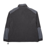 FLEECE HALF ZIP PULLOVER - CAVEMPT_FLEECE_HALF_ZIP_PULLOVER_BLACK_-_2