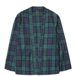 WOOL TARTAN CHECK KAKASHI SHIRT - 0b0559e146b6461fca30046ae7789979