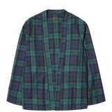 WOOL TARTAN CHECK KAKASHI SHIRT - 0b0559e146b6461fca30046ae7789979