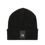 Y-3 LOGO BEANIE - 1e45d4c750053f32f396aeaa9f9f0536