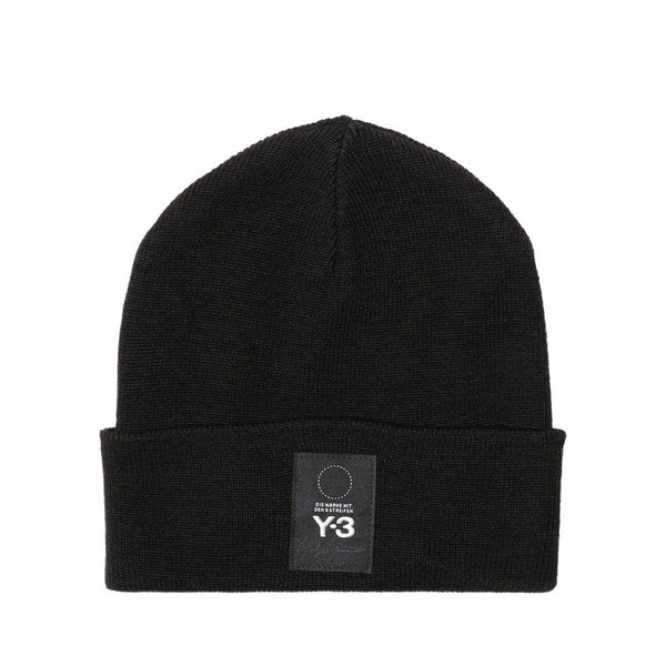 Y-3 LOGO BEANIE - 1e45d4c750053f32f396aeaa9f9f0536