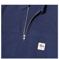 HALF ZIP SEERSUCKER SHIRT - 42923819153488abbf1138b61b98347c