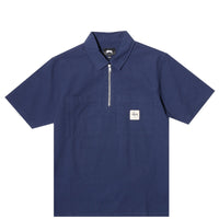 HALF ZIP SEERSUCKER SHIRT - 6c16cb113a202ea2df04c02350b6d396