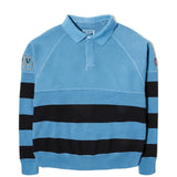 STRIPE COLLARED SWEAT - 7825162df72389d6a7e6f8a5f9371b09