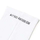 SOCKS - ASTRID-ANDERSEN-SOCKS-WHITE-GREY-OS-3