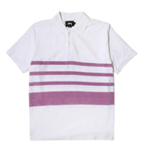 VELOUR STRIPE POLO - BTKA_14913212600011528_1d04e4c4ddc421d77362fc9bd0e53e