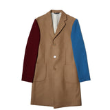 WOOL SLEEVED CAMEL COAT - BTKA_1510861416164387_885ceeac7481dfb09a40da41d7c7e7