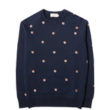 SWEAT-SHIRT ALL-OVER FOX HEAD EMBROIDERY - BTKA_1518728921297248_5c1f760da610a68f0e3aea7f887106