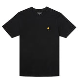 S/S CHASE T-SHIRT - CARHARTT-WIP-S_S-CHASE-T-SHIRT-BLACK_GOLD-S-01