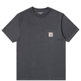 x Carhartt W.I.P. ANTI VITAL SS POCKET TEE - CARHARTT_X_BRAINDEAD_ANTI_VITAL_SS_POCKET_TEE_GRAPHITE-1