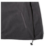 FLEECE HALF ZIP PULLOVER - CAVEMPT_FLEECE_HALF_ZIP_PULLOVER_BLACK_-_3