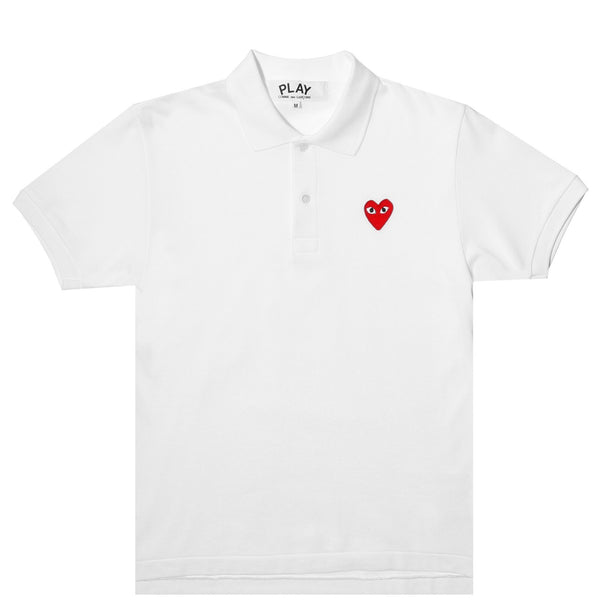 PLAY POLO SHIRT - COMME_DES_GARCONS_PLAY_POLO_SHIRT_WHITE-1