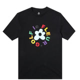 Golf Le Fleur ESSENTIAL TEE - CONVERSE_ESSENTIAL_TEE_BLACK-1