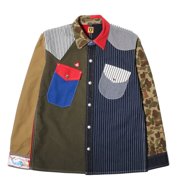 CRAZY SHIRT - HUMAN_MADE_CRAZY_SHIRT_NAVY_-_1