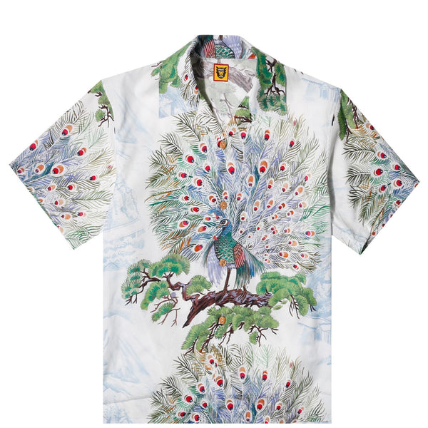 PEACOCK ALOHA SHIRT - HUMAN_MADE_PEACOCK_ALOHA_SHIRT_WHITE-1
