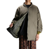 STAND COLLAR DOWN SUR COAT - K5cO4KmA
