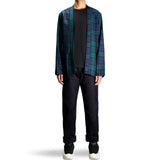 WOOL TARTAN CHECK KAKASHI SHIRT - KAPITAL_WOOL_TARTAN_CHECK_KAKASHI_SHIRT_NAVY_K1710LS848_03