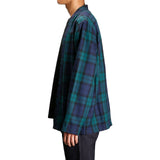 WOOL TARTAN CHECK KAKASHI SHIRT - KAPITAL_WOOL_TARTAN_CHECK_KAKASHI_SHIRT_NAVY_K1710LS848_05