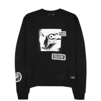 PSILOCYBE PATCH SWEAT - PAM-PSILOCYBE_PATCH_SWEAT_BLACK-01