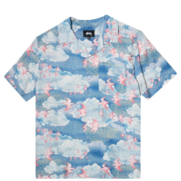 CLOUD AND BIRDS SHIRT - STUSSY_CLOUD_AND_BIRDS_SHIRT_BLUE-1