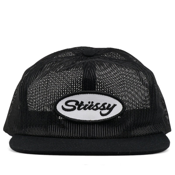 FULL MESH TRUCKER CAP - STUSSY_FULL_MESH_TRUCKER_CAP_BLACK_OS_2