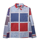 PAISLEY PATCHWORK LS SHIRT - Stussy-PAISLEY-PATCHWORK-LS-SHIRT-BLUE-2