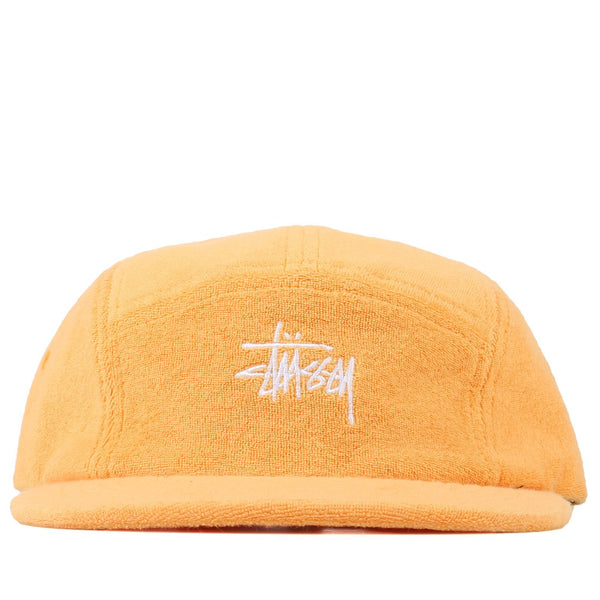 STOCK TERRY CLOTH CAMP CAP ORANGE O/S - Stussy-STOCK-TERRY-CLOTH-CAMP-CAP-ORANGE-OS-1