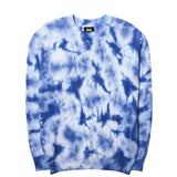 TIE DYE SWEATER - Stussy-TIE-DYE-SWEATER-BLUE-1