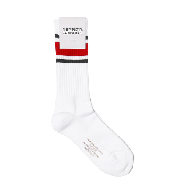 SKATER SOCKS ( TYPE-2 ) - WACKO_MARIA_SKATER_SOCKS_TYPE-2_WHITE-MEXICO_O_S-1