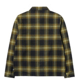 ZIP UP SHADOW PLAID LS SHIRT - dde07111641b56771de8a7c4409c0330